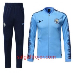 Manchester City Træningsjakke Dragt Blå 2018-2019